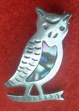 Broche chouette hibou d'occasion  Poncin