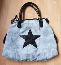 Handtasche hellblau jeanslook gebraucht kaufen  Leer (Ostfriesland)