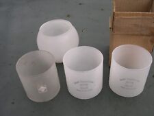 Four spare frosted for sale  OSWESTRY