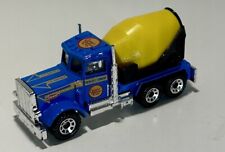 Caixa de fósforos vintage 1981 Peterbilt caminhão misturador de concreto cimento azul 1:80 bom L@@k! comprar usado  Enviando para Brazil