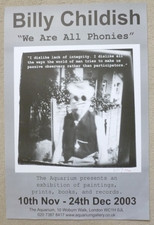 Billy childish phonies for sale  NOTTINGHAM