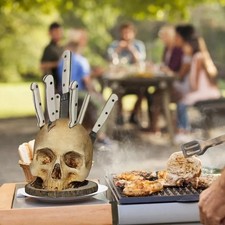 Skull knife holder for sale  HAYES