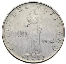 100 lire 1956 usato  Trani