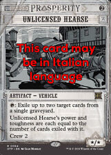 Mtg unlicensed hearse usato  Bari