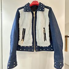 Giubbino jeans visone usato  Toscolano Maderno