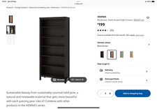 Hemnes ikea shelves. for sale  MINEHEAD