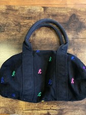 Usado, Bolsa de lona Disneyland Resort preta com mouse Mickey multicolorido comprar usado  Enviando para Brazil