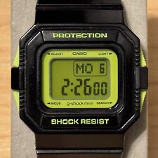 Relógio digital feminino Casio G-Shock Mini GMN-550-1C verde e preto quadrado GMN 550 comprar usado  Enviando para Brazil