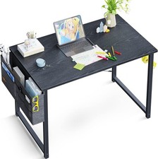 ODK Małe biurko Stół komputerowy z uchwytem na słuchawki, czarny, 80x40x74 cm na sprzedaż  PL