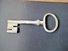 Chave oca vintage grande de metal sólido barril esqueleto 7,5” L pesado 1964 novo na caixa comprar usado  Enviando para Brazil