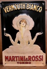 Blechschild martini rossi gebraucht kaufen  Berlin