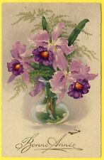 Cpa illustration bouquet d'occasion  Saint-Nazaire