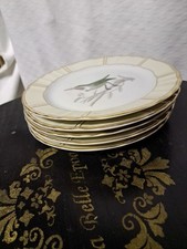 Assiettes dessert oiseaux d'occasion  Limoges-