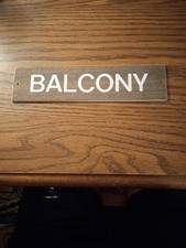 Balcony sign for sale  Anthony