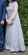 Bollywood kleid silber gebraucht kaufen  Frankfurt am Main