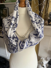 Jigsaw silk scarf for sale  LONDON