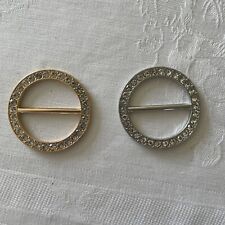 Round gold diamante for sale  WILMSLOW