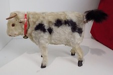 Vintage Madeira + Cartão Vaca Mecânica com Cabeça Móvel + Cauda, Japão, Alemanha? década de 1950 comprar usado  Enviando para Brazil