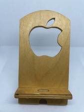 Apple logo wooden for sale  HALIFAX