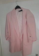 Pink zara blazer for sale  LONDON