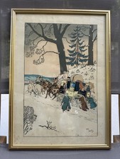 Lithographie ancienne harry d'occasion  Villeneuve-sur-Yonne