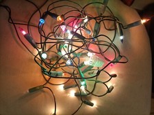 Luci natale vintage. usato  Melegnano