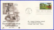 EUA3 #2144 ADDR PCS ARTCRAFT FDC Administração de Eletrificação Rural, usado comprar usado  Enviando para Brazil