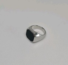 Ring schwarzem stein gebraucht kaufen  München