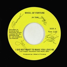 Usado, Modern Soul 45 - Wheel Of Fortune - I Did Not Want To Make You Love - obscure! comprar usado  Enviando para Brazil