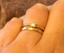 Massif diamant solitaire d'occasion  Vernon