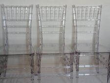 Clear iced chiavari for sale  DAGENHAM