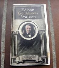 Katalog edison cylinder gebraucht kaufen  Butjadingen