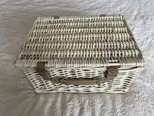 White wicker picnic for sale  LONDON
