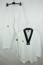 Usado, RARO Vintage Adidas Uniforme de Taekwondo Coreano Kimono Masculino M/95/170cm comprar usado  Enviando para Brazil