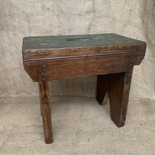 Rustic pine stool for sale  STOKE-ON-TRENT