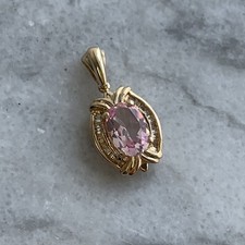 Kunzite diamond baguette for sale  UK