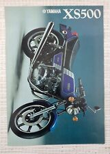 Yamaha xs500 brochure for sale  KIDDERMINSTER