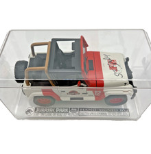 Jurassic Park Jeep Wrangler tela personalizada 1:24 com assinatura Spielberg atribuída, usado comprar usado  Enviando para Brazil