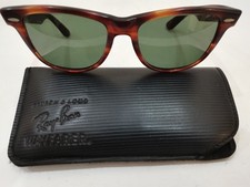 1980's VINTAGE RAY-BAN B&L EUA WAYFARER II TARTARUGA L1725 E ESTOJO ORIGINAL comprar usado  Enviando para Brazil