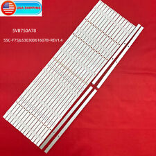 Usado, Faixa de LED 16 peças para Vizio V755-J04 V755-G4 V755-H4 SSC-F75JL63030061693F-REV1.2 comprar usado  Enviando para Brazil
