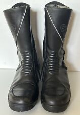 Botas de motociclista Daytona unissex de couro preto tamanho 42, 0835 zíperes todo trabalho comprar usado  Enviando para Brazil