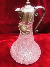 Cut glass claret for sale  WEYBRIDGE