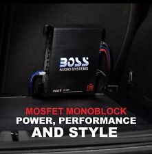 Amplificador monobloco de carro BOSS Audio Systems R1100M 1100 W - Amplificador somente 2-8 Oh comprar usado  Enviando para Brazil