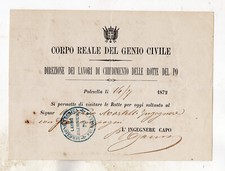 1872 permesso visitare usato  Lendinara
