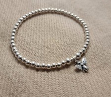 Sterling silver beaded for sale  KING'S LYNN