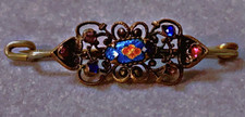 Antique broche émaux d'occasion  Monistrol-sur-Loire