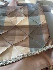 Plaid faux silk for sale  Conception Junction