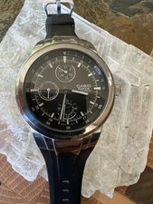Usado, Relógio multifuncional Casio EF305 Edifice masculino com pulseira de resina preta nova bateria comprar usado  Enviando para Brazil