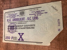 Ticket rsc anderlecht d'occasion  Jujurieux