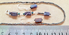 Sugilite pendant earrings for sale  WIGAN